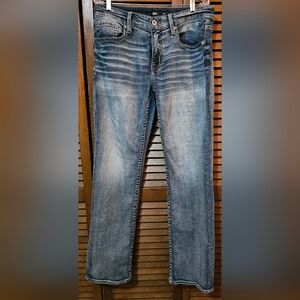 BKE Jake Straight Jeans Men’s 34x34 Like New Dark Wash Stretch Denim